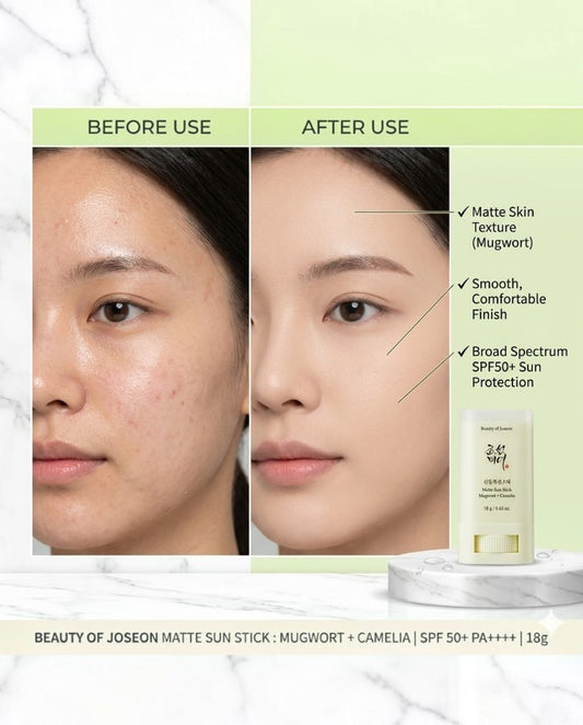 Beauty Of Joseon Matte Sunblock Stick Mugwort+Camelia