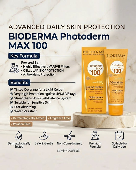BioDerma tinted sunscreen 40ml