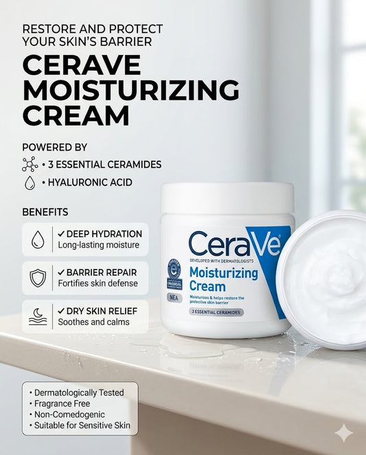 CeraVe Moisturizing Cream 453 G Made In USA