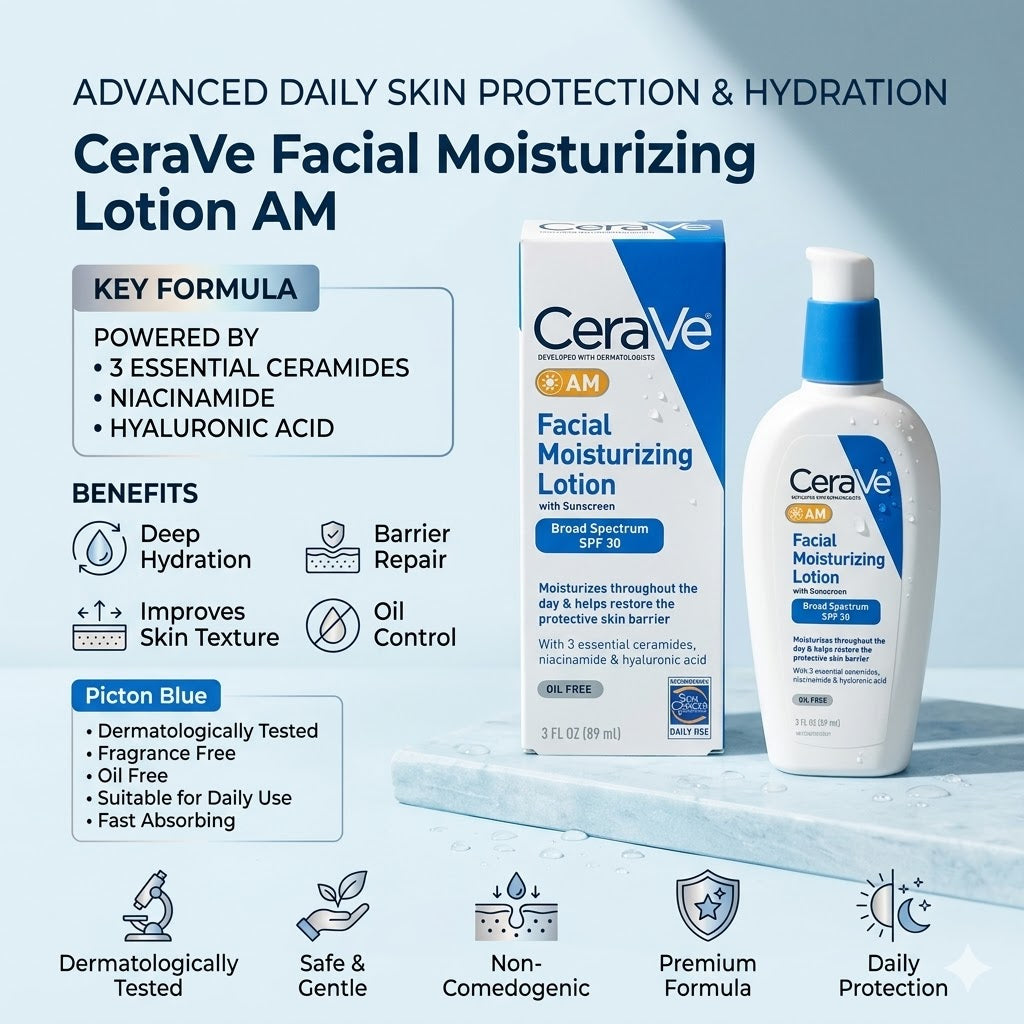 Cerave Facial Moisturizing Lotion Am
