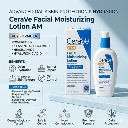Cerave Facial Moisturizing Lotion Am
