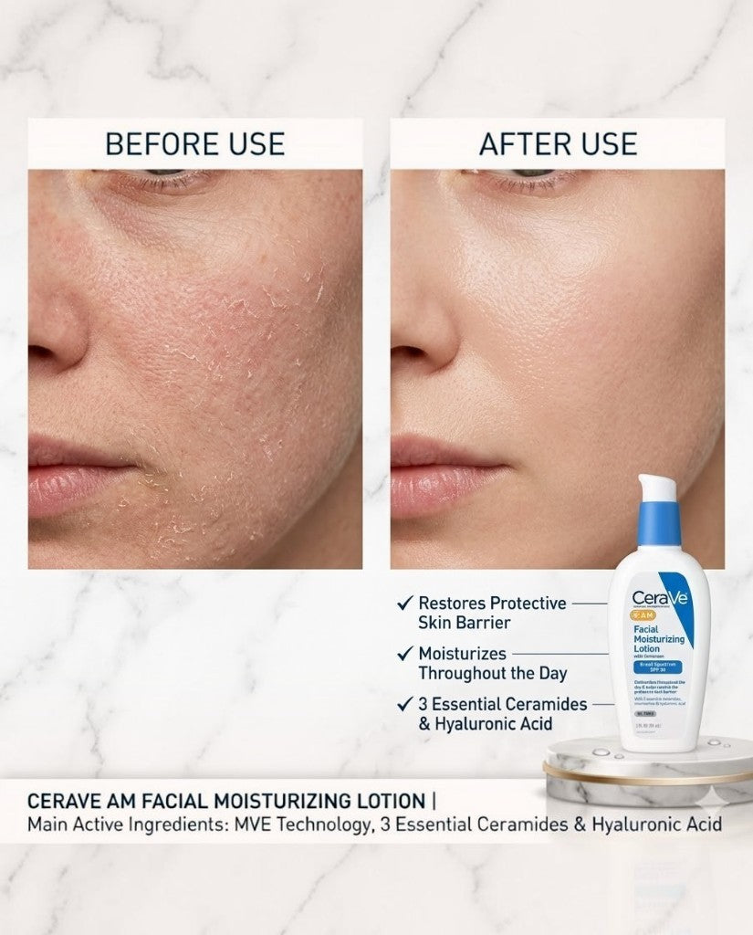 Cerave Facial Moisturizing Lotion Am