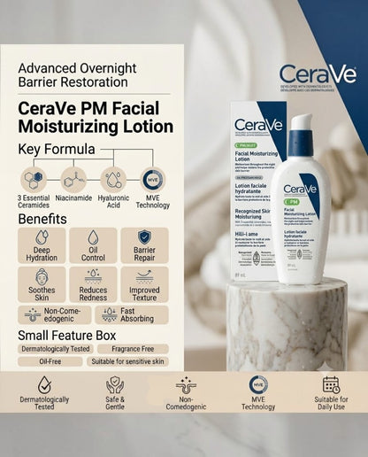 Cerave Facial Moisturizing Lotion PM