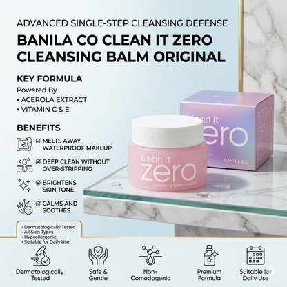 Clean It Zero | Face Cleansing | Makeup Remover Balm 25 ml