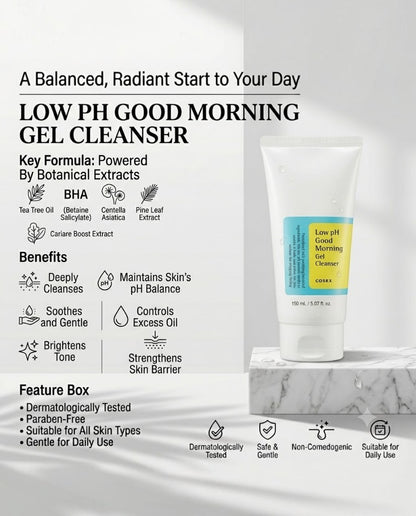 Cosrx Low Ph Good Morning Gel Cleanser
