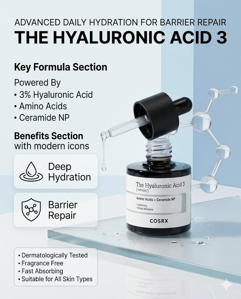 Cosrx The Hyaluronic Acid 3 Skin Serum