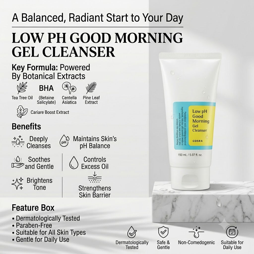 Cosrx Low Ph Good Morning Gel Cleanser