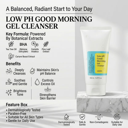 Cosrx Low Ph Good Morning Gel Cleanser