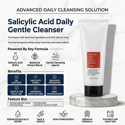 Cosrx Salicylic Acid Daily Face Cleanser