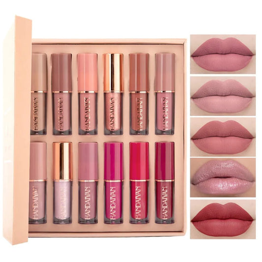 Handaiyan 12 Pc Matte Liquid Lipstick set