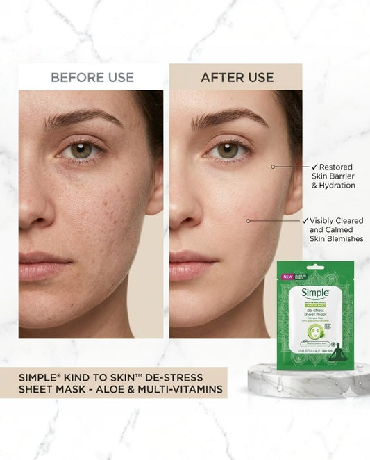 Simple Face Sheet Mask Made In Korea