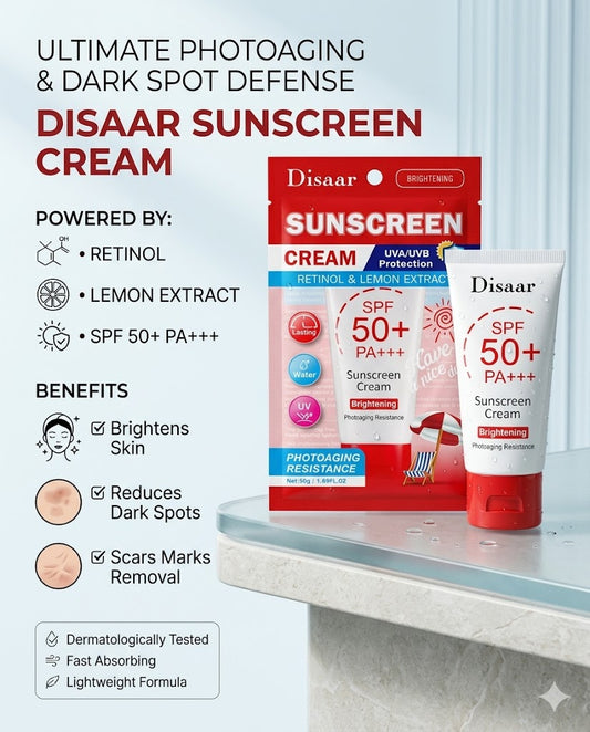 Disaar Brightening Sunscreen Cream Spf 50