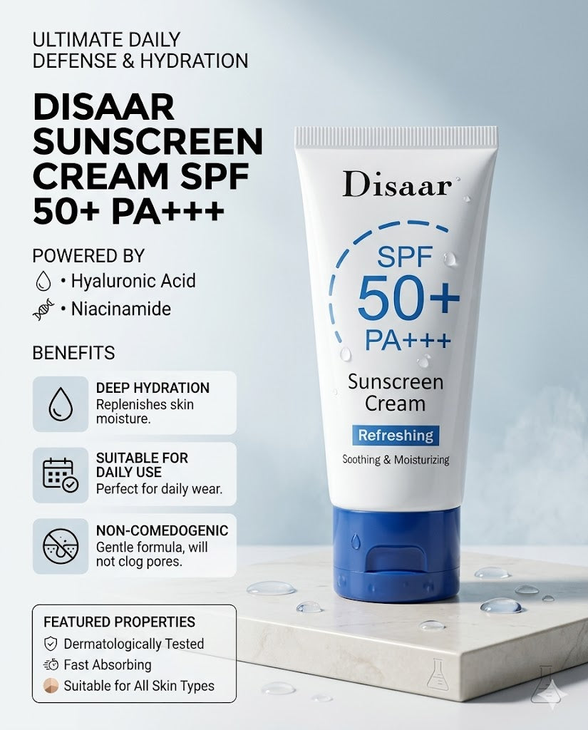 Disaar Moisturizing Sunscreen Cream Spf 50