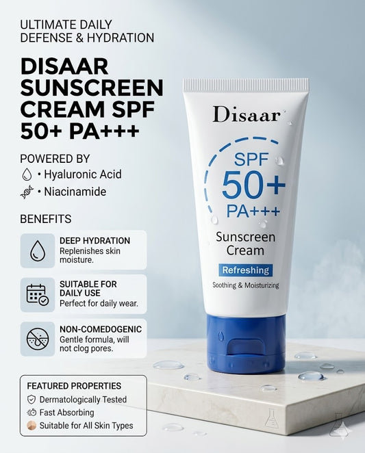Disaar Moisturizing Sunscreen Cream Spf 50