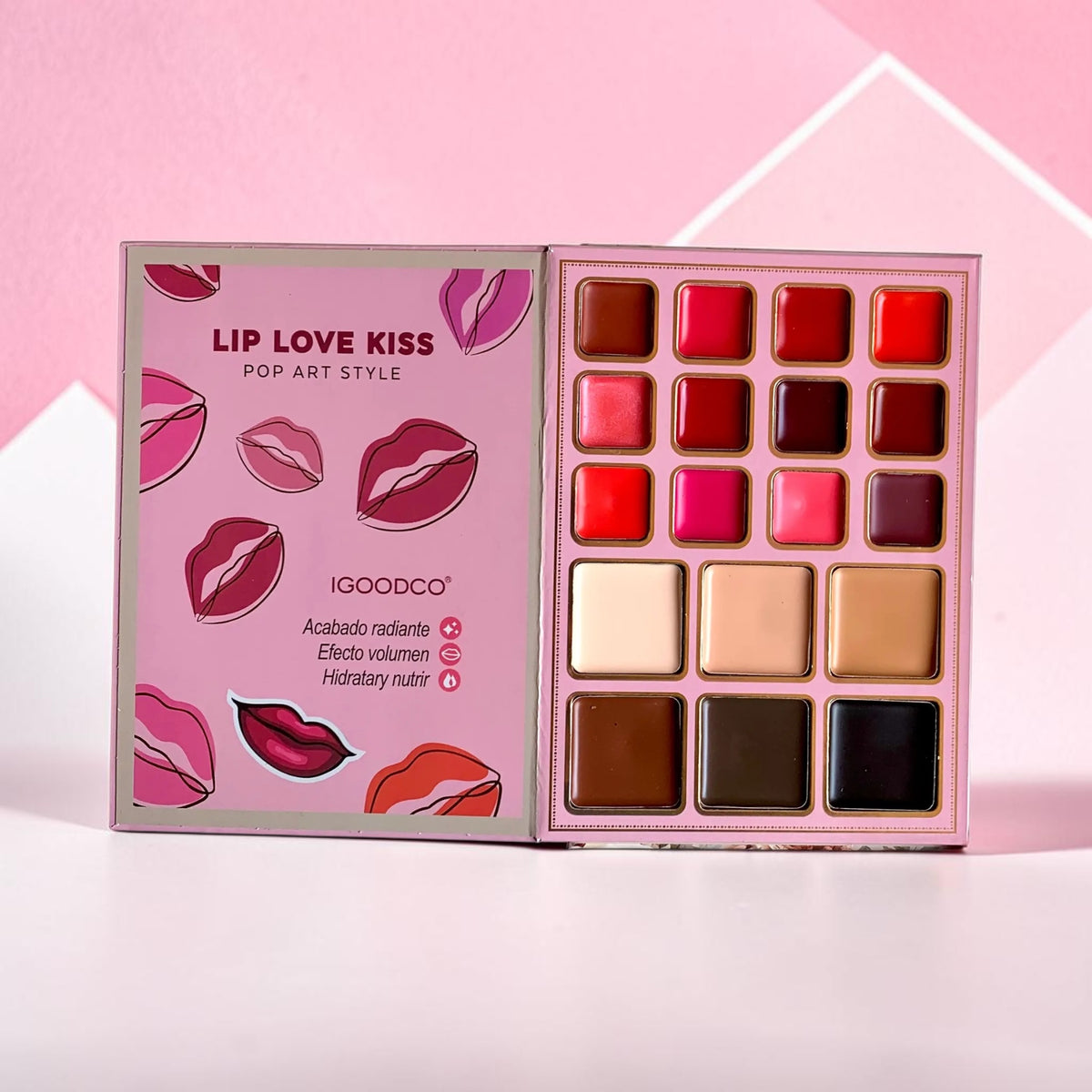 IGOODCO 6 Pages Eyeshadow & Face & Lips Multi-color Book Palette