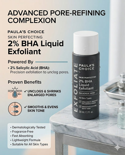 Exfoliate Paula's choice BHA Liquid
