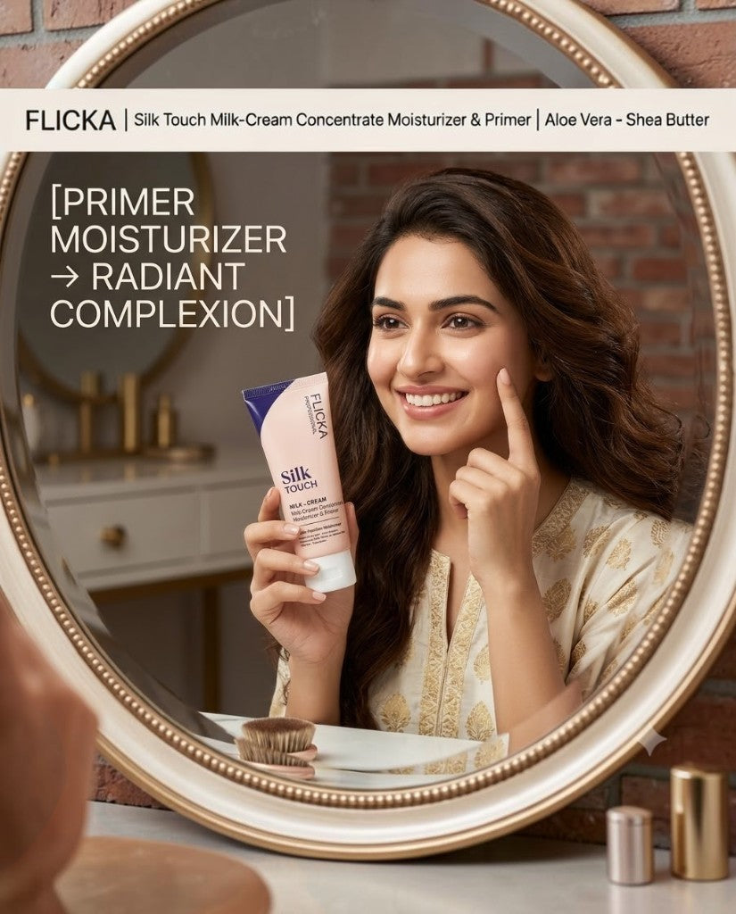 Flicka Silk Touch Moisturizing & Primer Cream