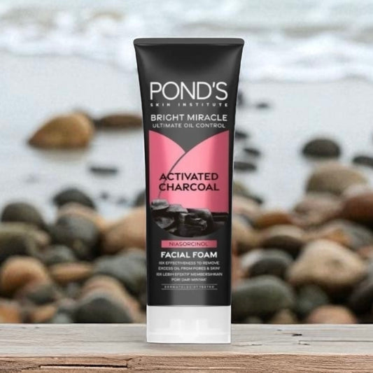 Pond's Bright Activated Charcoal Miracle Facial Foam