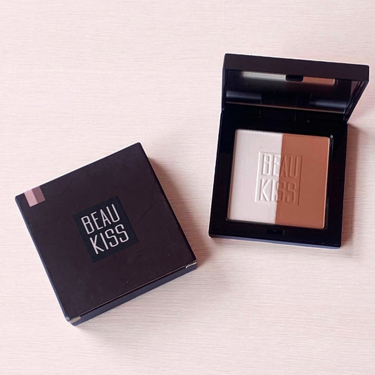bea kiss bronzer and highlighter .