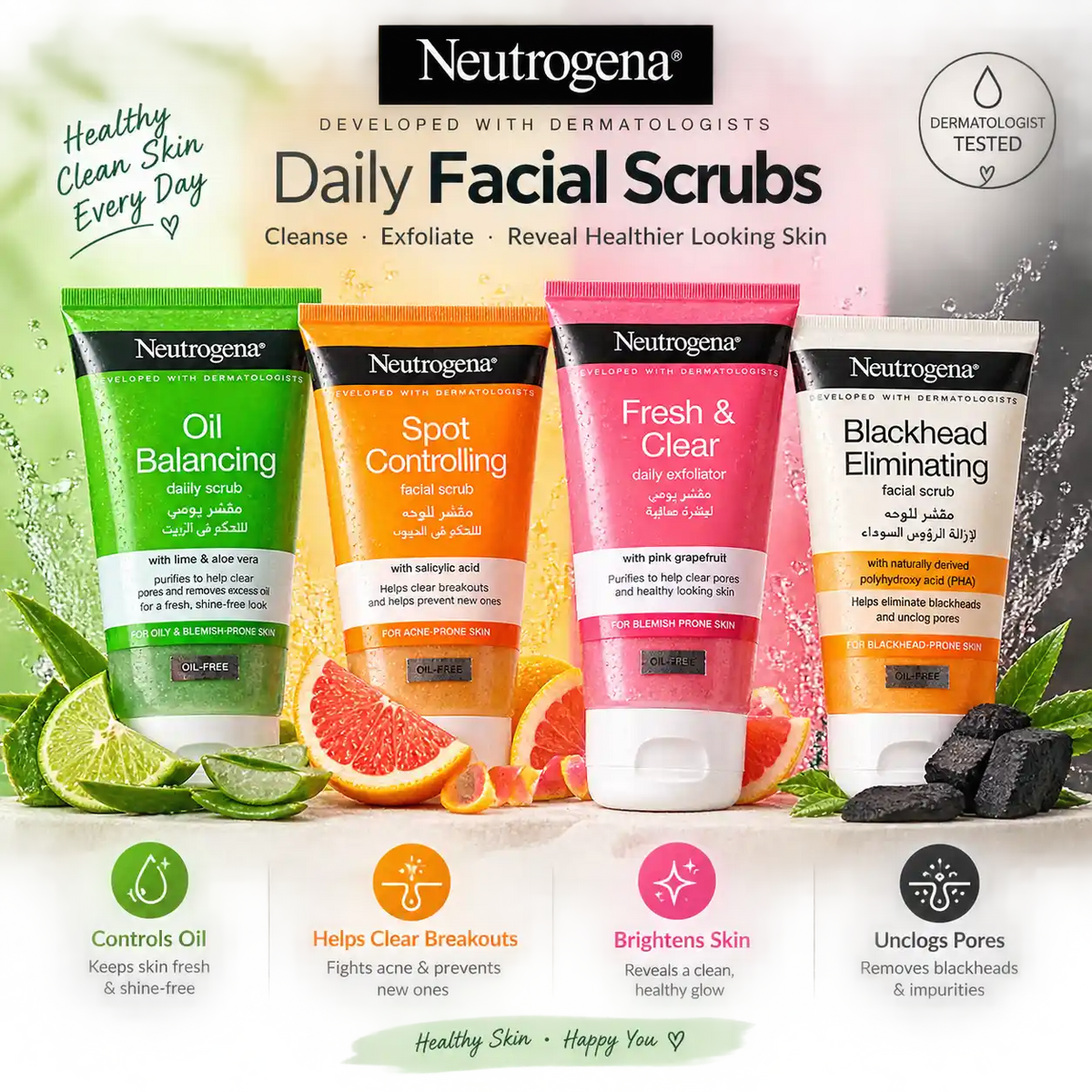 Neutrogena Face Washes
