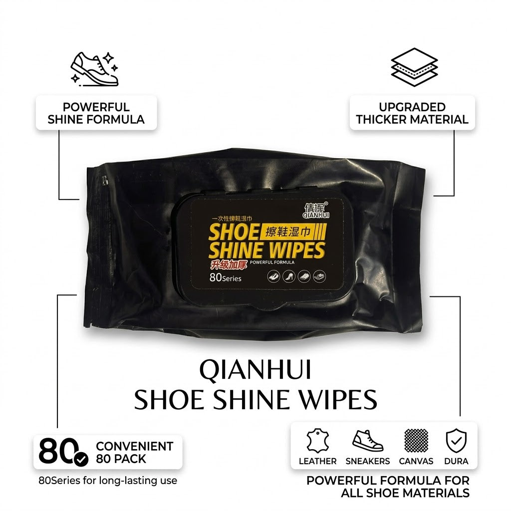 Shoe Shine Wipes Pack