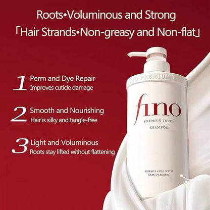 fino shampoo for smooth shiny hair 