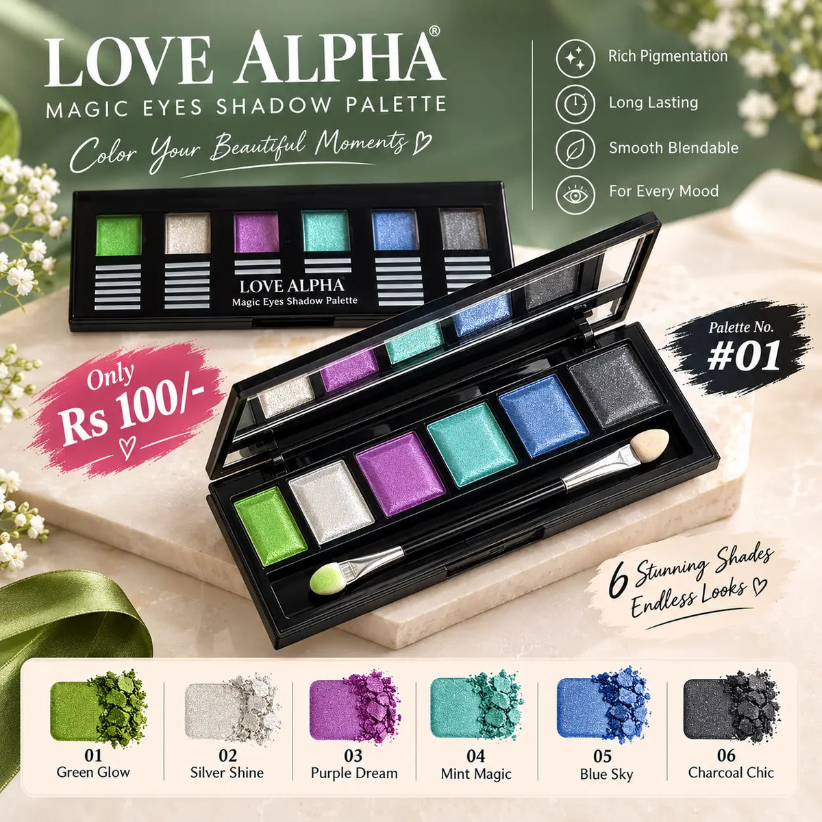 Love Alpha Eyeshadow Palette