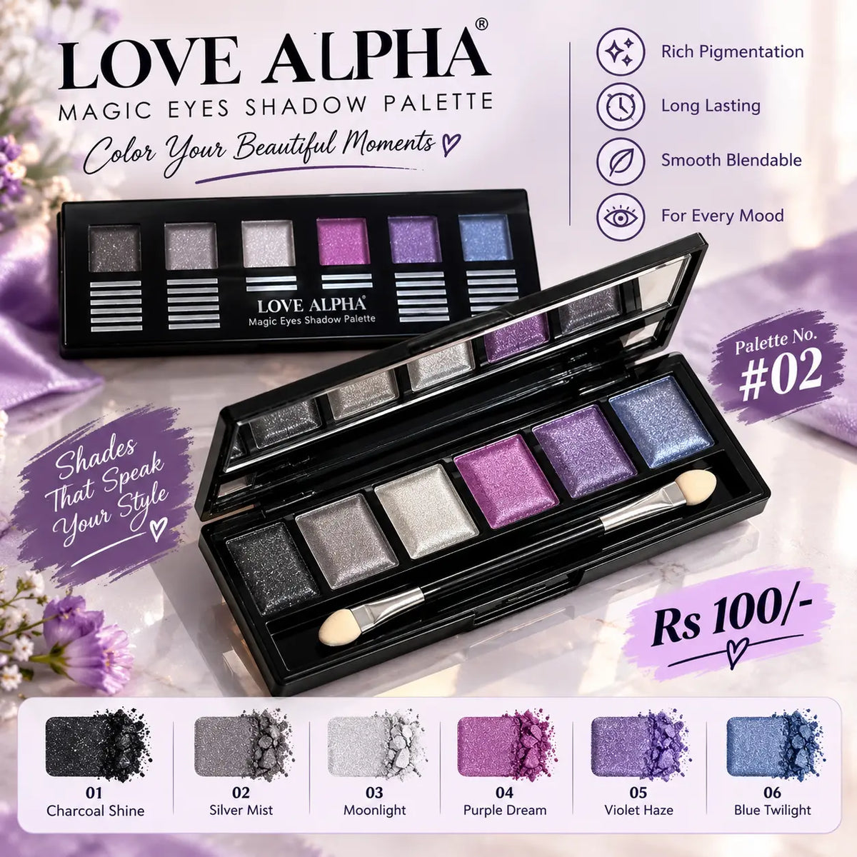 Love Alpha Eyeshadow Palette
