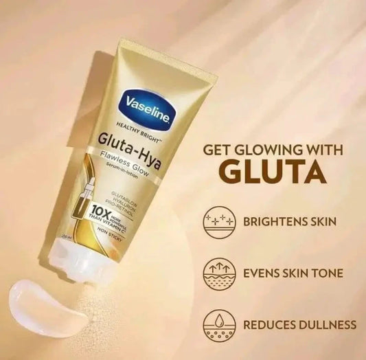 Vaseline GLUTA-HYA Serum Burst Lotion Flawless Glow