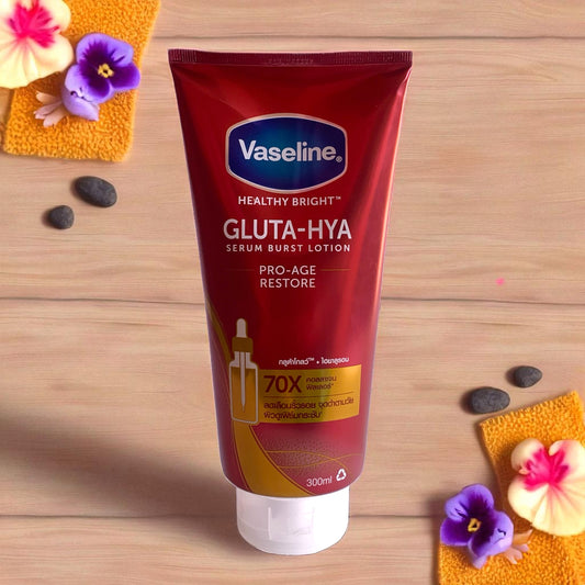 Vaseline GLUTA-HYA Serum Burst Lotion Pro-Age Restore 300 ml
