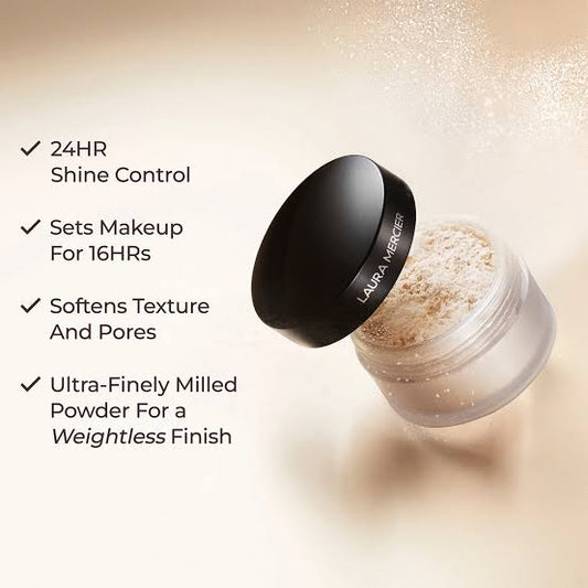 laura mercier Translucent Makeup Loose Powder (brown packaging)