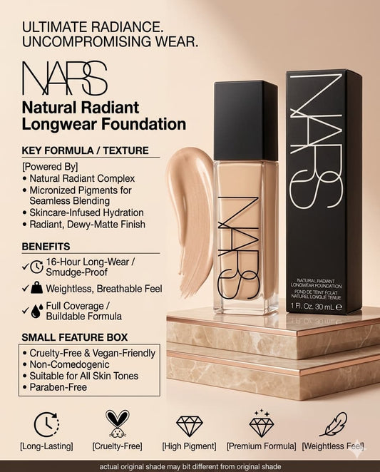 Nars Natural Radiant Longwear Foundation