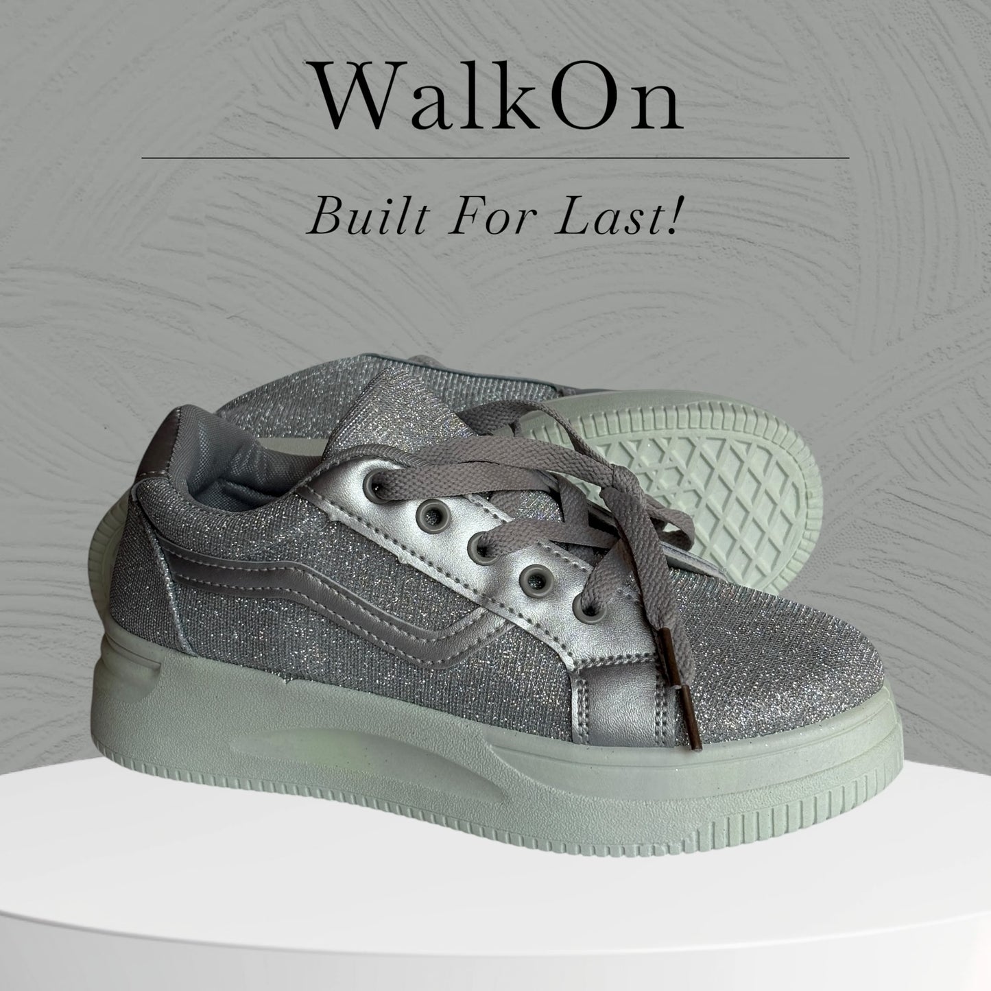 WOMEN-SNEAKERS SILVER