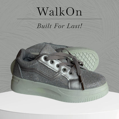 WOMEN-SNEAKERS SILVER