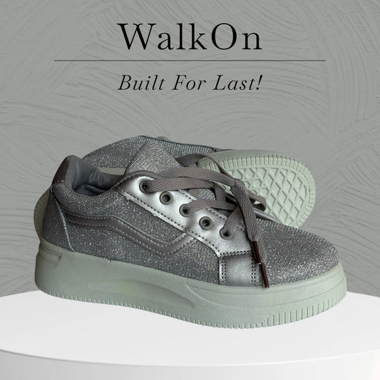 WOMEN-SNEAKERS SILVER
