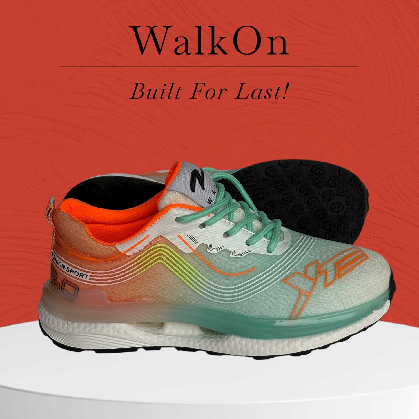 WOMEN-SNEAKERS ORANGE