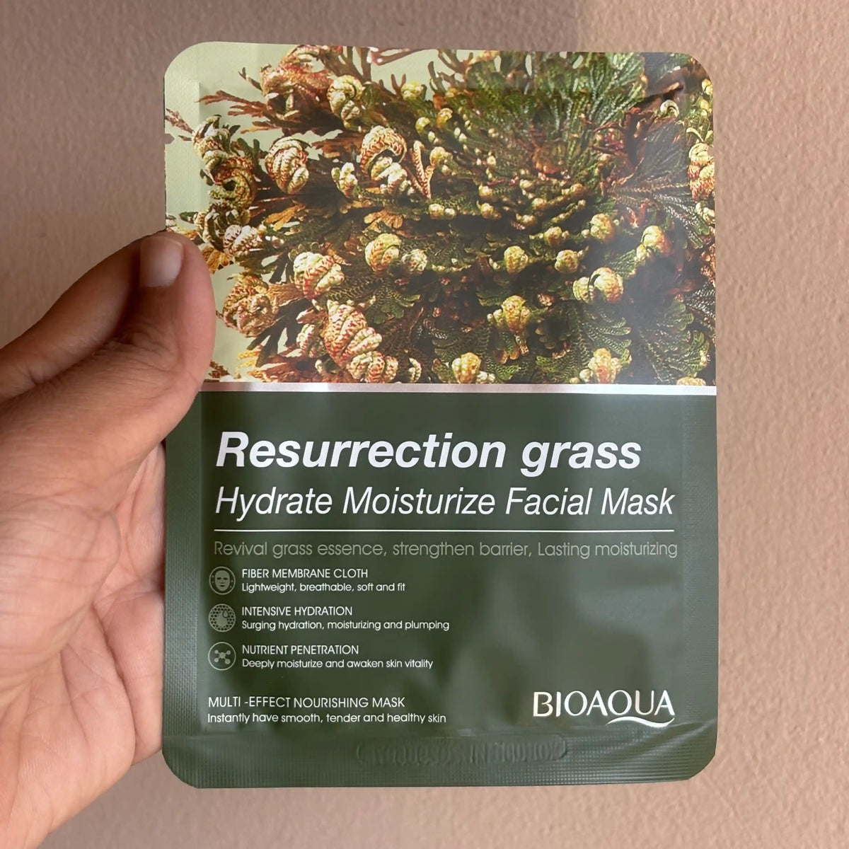 Bioaqua Resurrection Grass Facial Sheet Mask