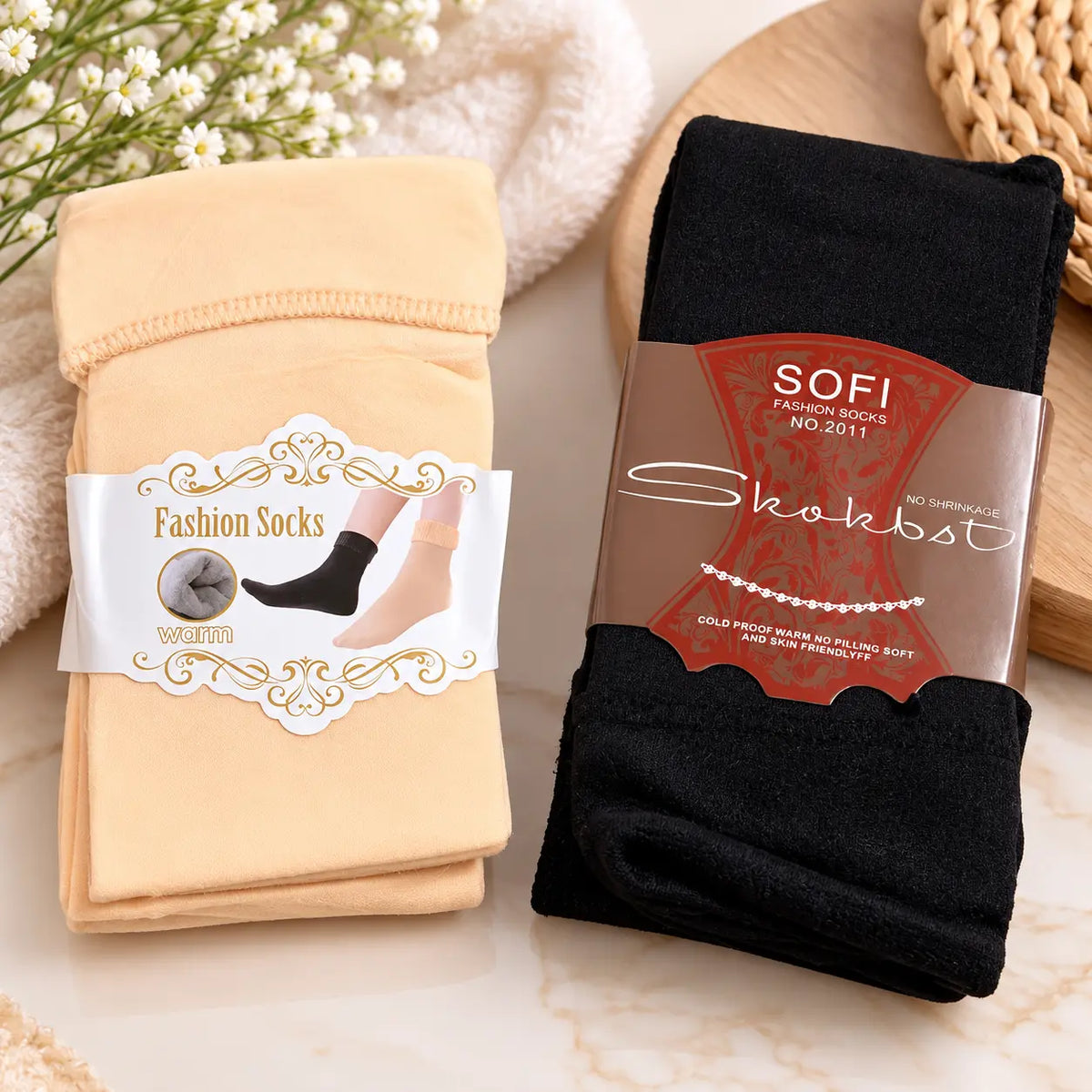 Women's Winter Warm Thermal Socks – Soft Comfortable Stretchable Socks