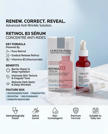 Laroche-Posay Retinol B3 Serum Concentre Anti- Rides