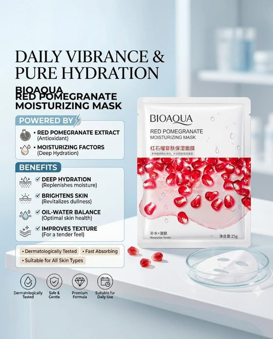 Bioaqua Red Pomegranate Moisturiserizing Mask