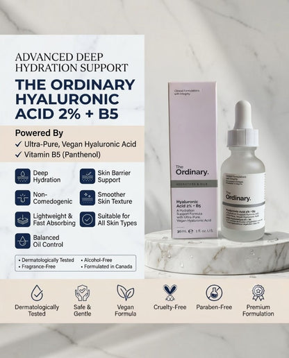 THE ORDINARY HYALURONIC ACID 2% +B5