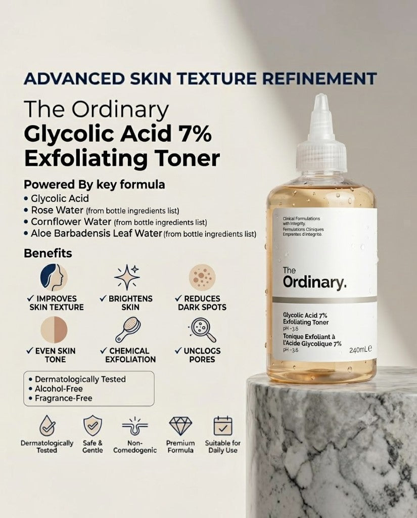 The Ordinary Glycolic Acid 7% Exfoliating Toner