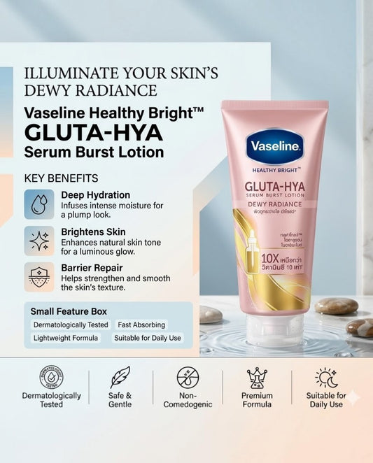Vaseline GLUTA-HYA Dewy Radiance 300 ml