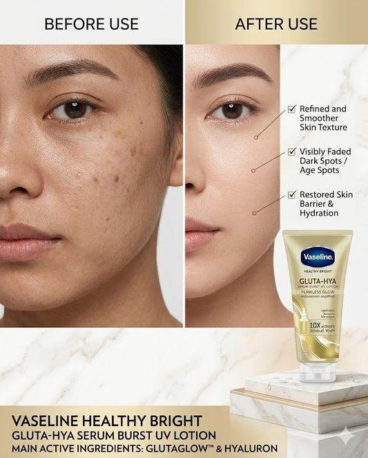 Vaseline GLUTA-HYA Serum Burst Lotion Flawless Glow 300ml