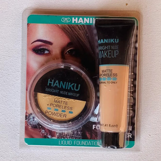 Haniku liquid & Powder Foundation