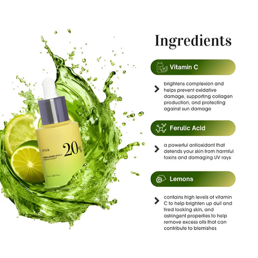 Anua Green Lemon Vita C Blemish Skin Serum - face serum