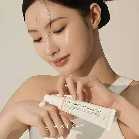 Axis-Y LHA Peel & Feel Pore Balancing Cream - sunscreen