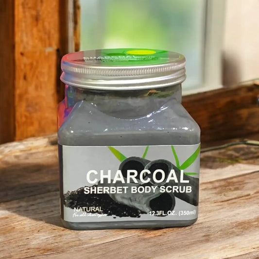 charcoal body scrub