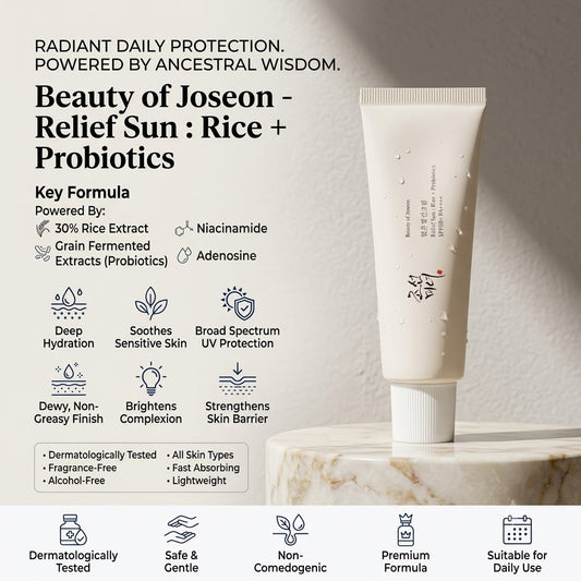 Beauty Of Joseon Spf Sun Relief Rice+Probiotics Sunscreen