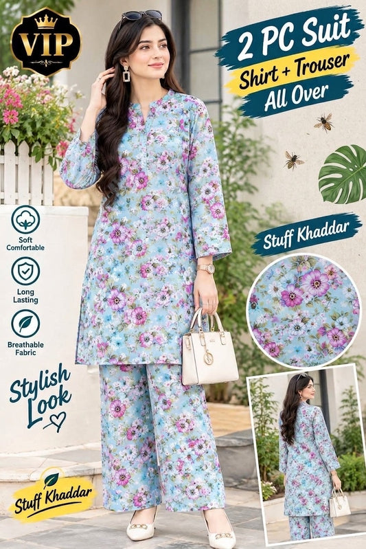 2 Pc All Over Stuff Khaddar